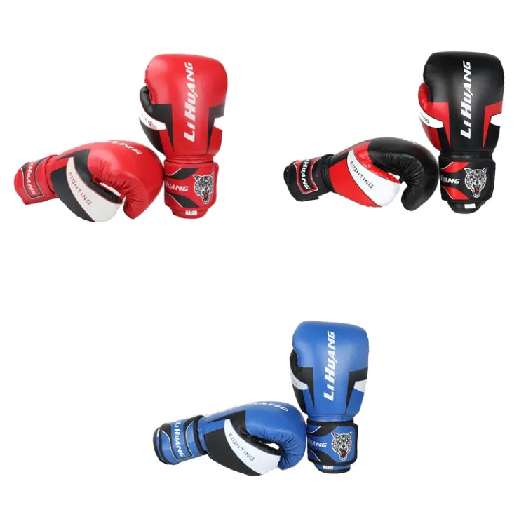 LIHUANG S1 Fitness Boxing Gloves Adult Sanda Training Gloves, Size: 6oz(Blue)