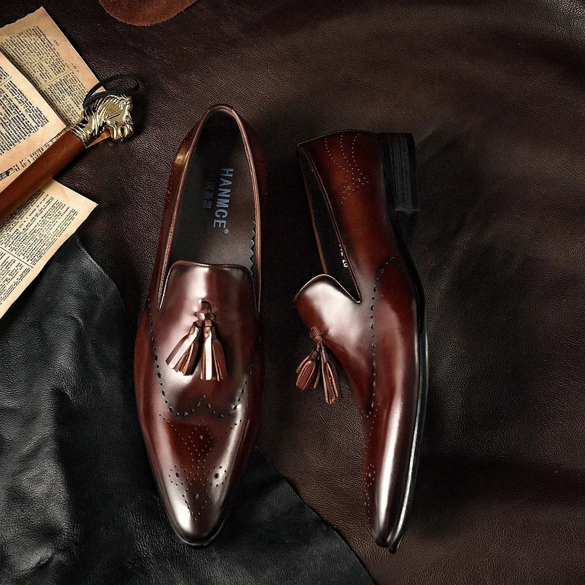 Men's Footwear Leather Shoes - Handcrafted Design, Premium Quality