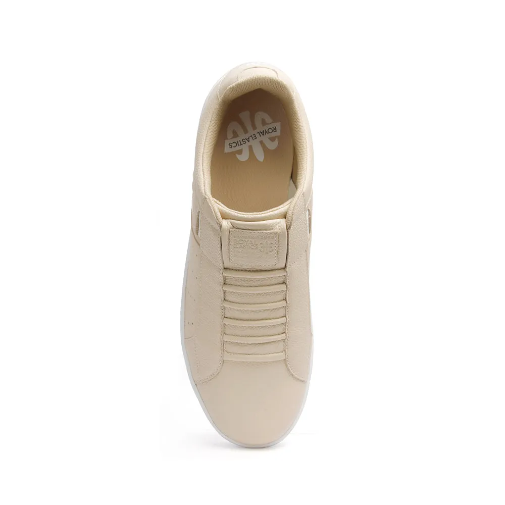 Men's Icon Classic Cream Leather Sneakers 02092-000