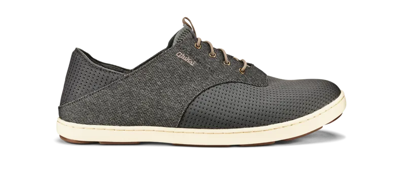 Mens Olukai  Nohea Moku Sneaker 10283-2610 Charcoal/Clay