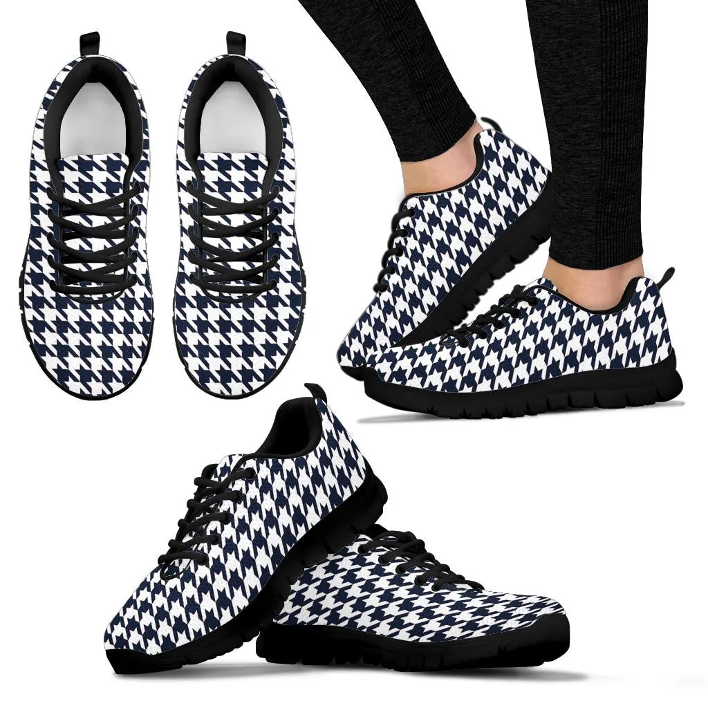 Mesh Sneakers_Navy on White_HT Pattern