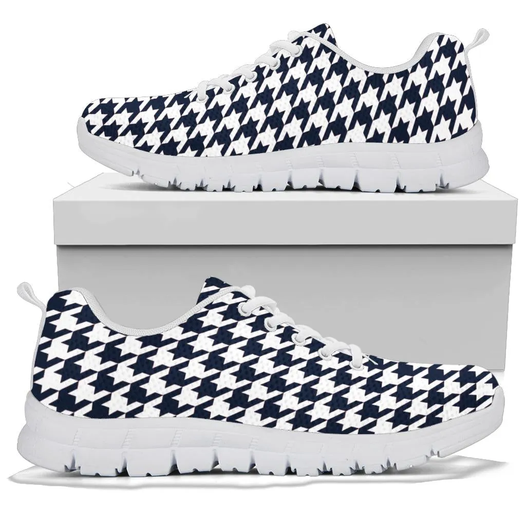 Mesh Sneakers_Navy on White_HT Pattern