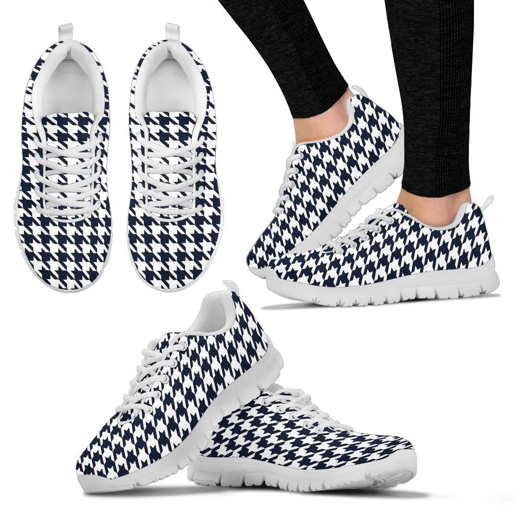 Mesh Sneakers_Navy on White_HT Pattern