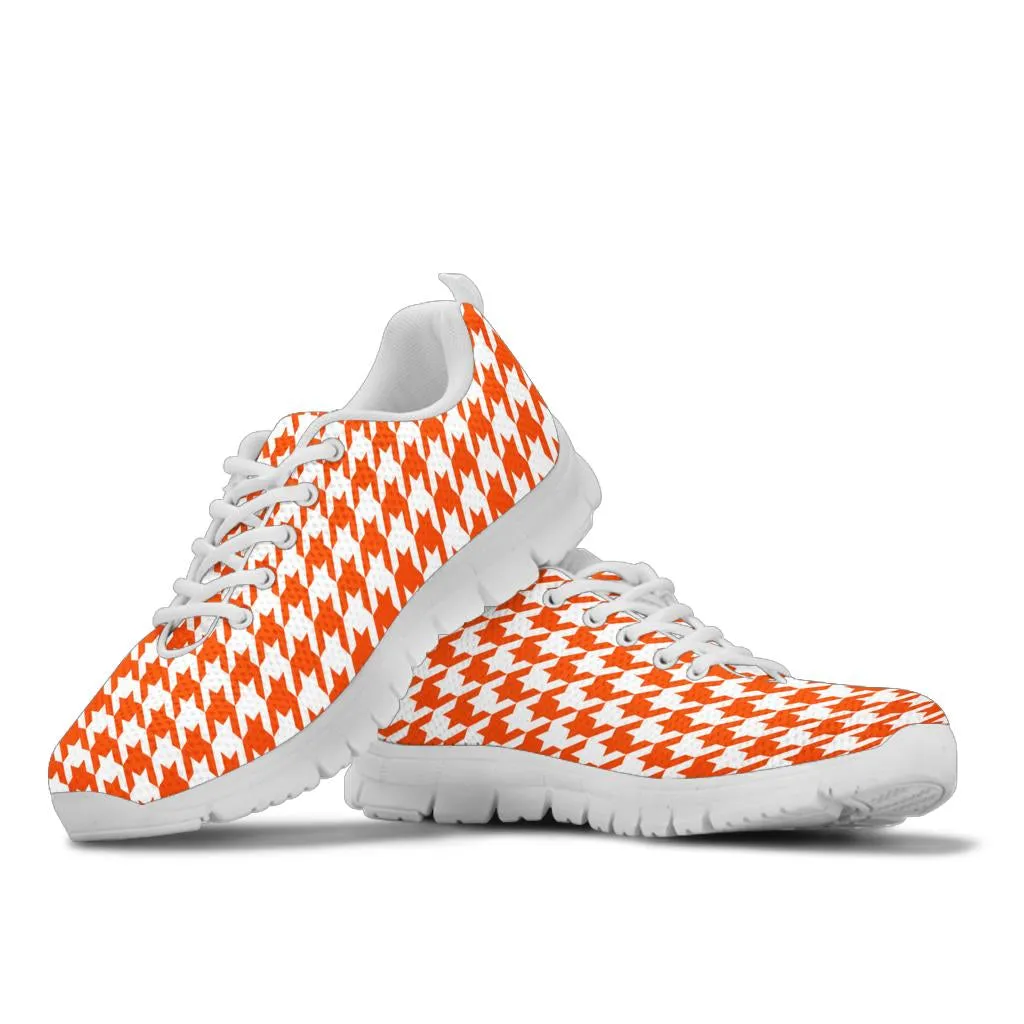 Mesh Sneakers_Orange on White_HT Pattern