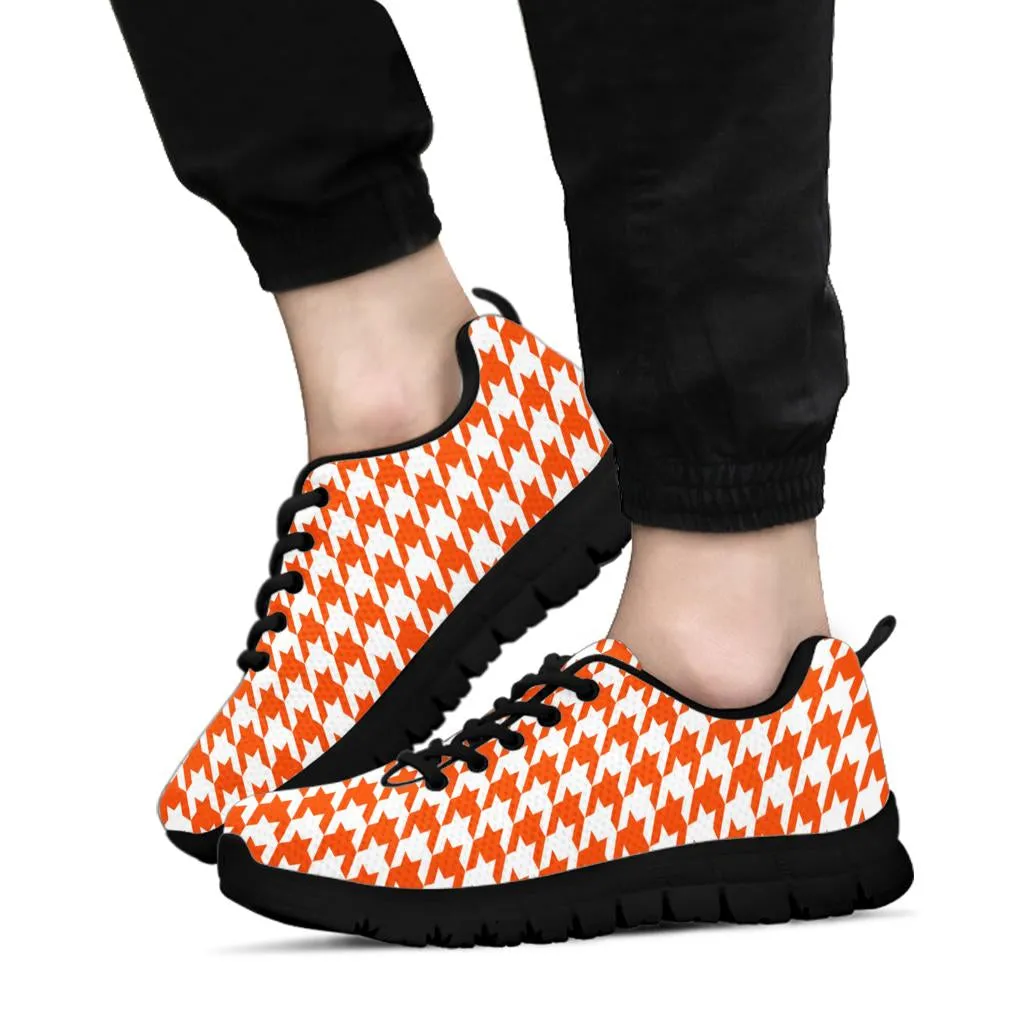 Mesh Sneakers_Orange on White_HT Pattern