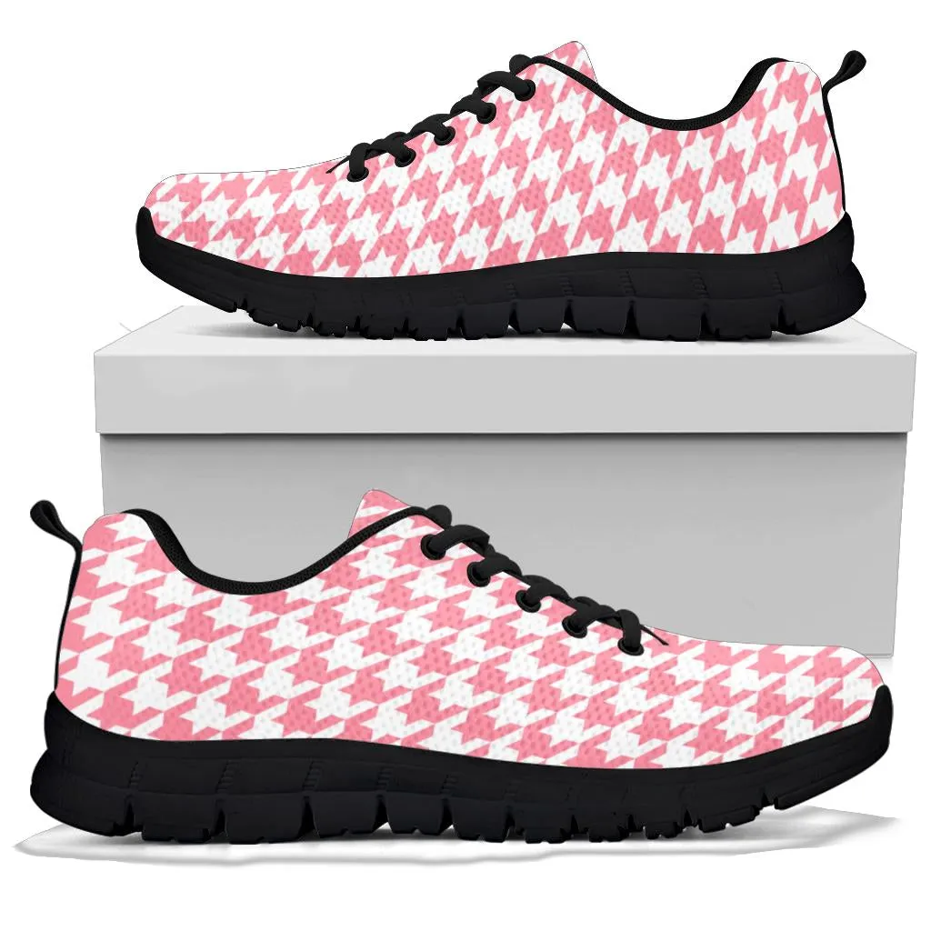 Mesh Sneakers_Pink on White_HT Pattern