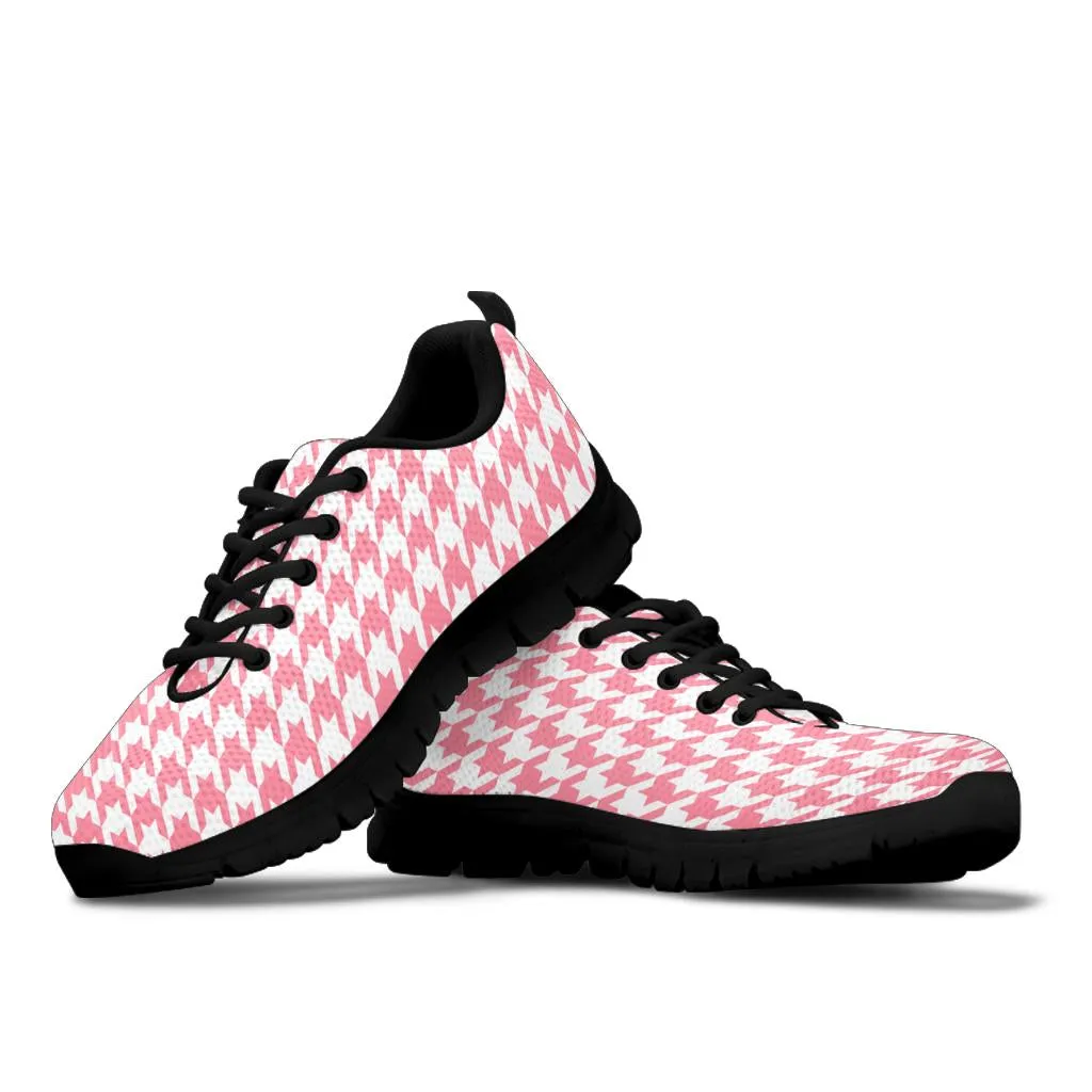 Mesh Sneakers_Pink on White_HT Pattern