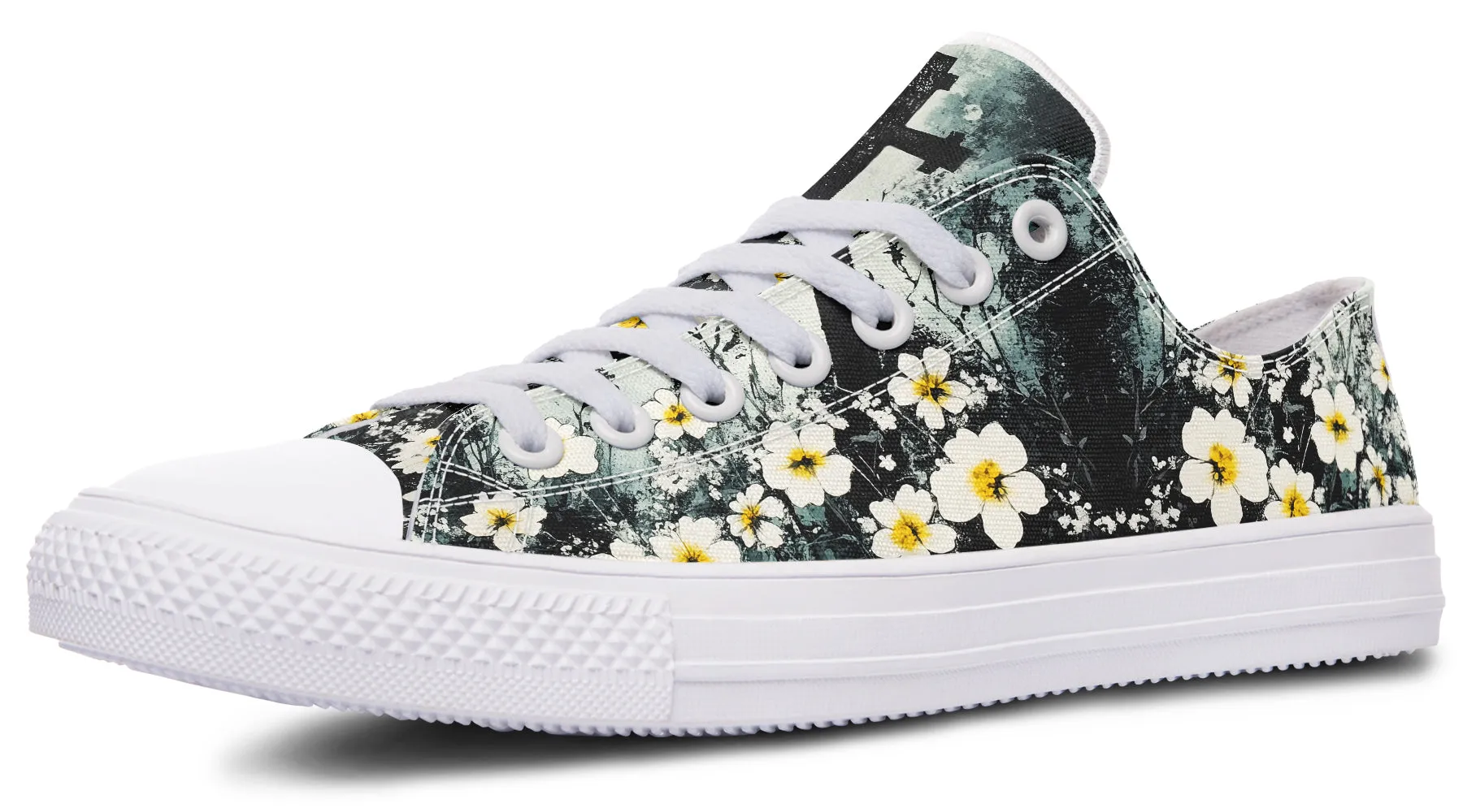 Mourning Petals Low Tops - Classic Premium Canvas Shoes with Comfortable and Durable Soles