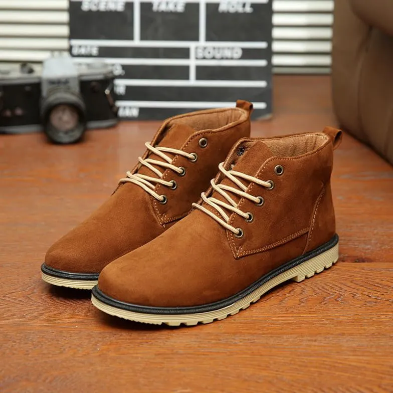 New Arrivals Autumn Spring Men sneakers Quality light casual high top Fashion men shoes boots