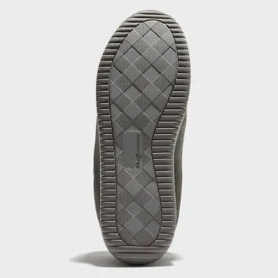 New - dluxe by dearfoams Men's Corey All Day Slide Slippers - Charcoal Gray XL