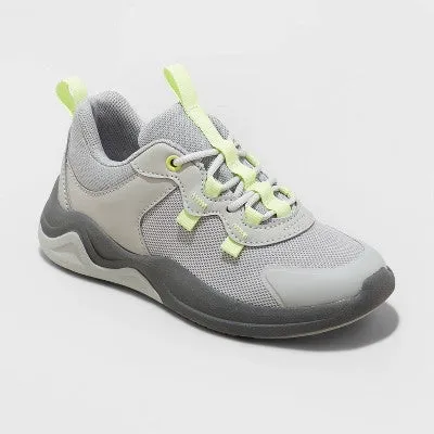 New - Kids' Nate Performance Sneakers - All in Motion Gray 3