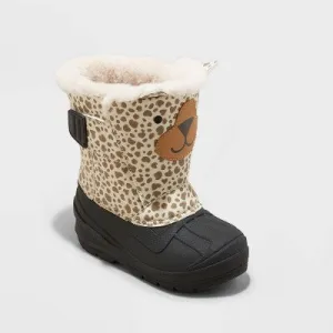 New - Toddler Girls' Frankie Winter Boots - Cat & Jack Tan 6T