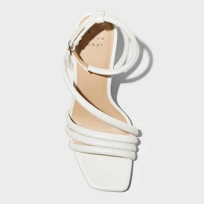 New - Women's Katana Heels - A New Day Off-White 7