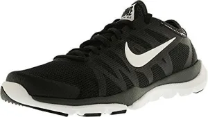 NIKE WOMENS FLEX SUPREME TR 3 BLACK/WHITE/ANTHRACITE ANKLE-HIGH MESH RUNNING SHOE - 8.5M