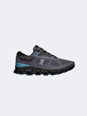 On Cloudstratus Men Running Shoes Metal/Wisteria