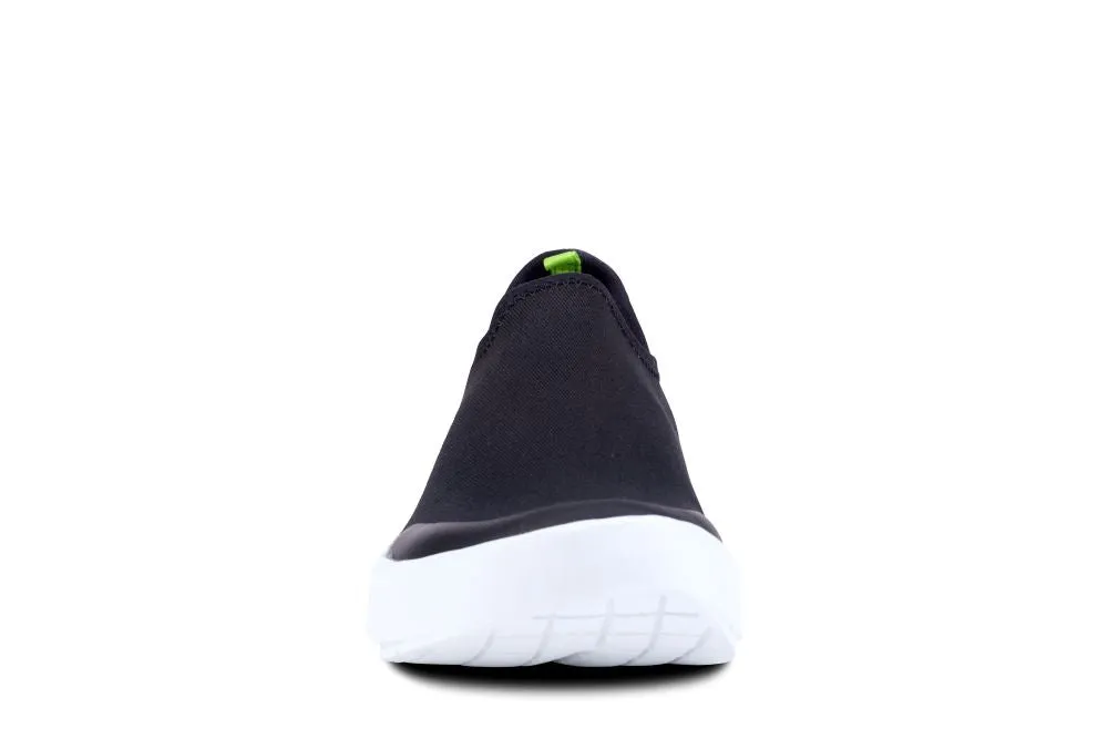 'OOFOS' Women's OOmg eeZee Low Shoe - White / Black