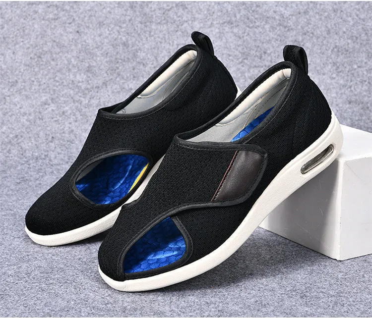 Owlkay Plus Size Wide Diabetic Shoes For Swollen Feet Width Shoes-NW048