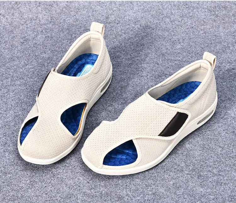 Owlkay Plus Size Wide Diabetic Shoes For Swollen Feet Width Shoes-NW048