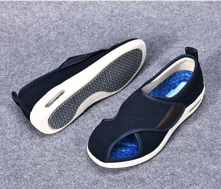 Owlkay Plus Size Wide Diabetic Shoes For Swollen Feet Width Shoes-NW048