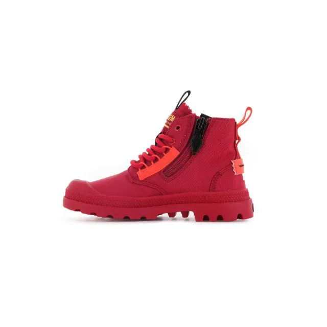 Palladium Pampa Hi Re-Craft Kids Lifestyle Boots Red Salsa