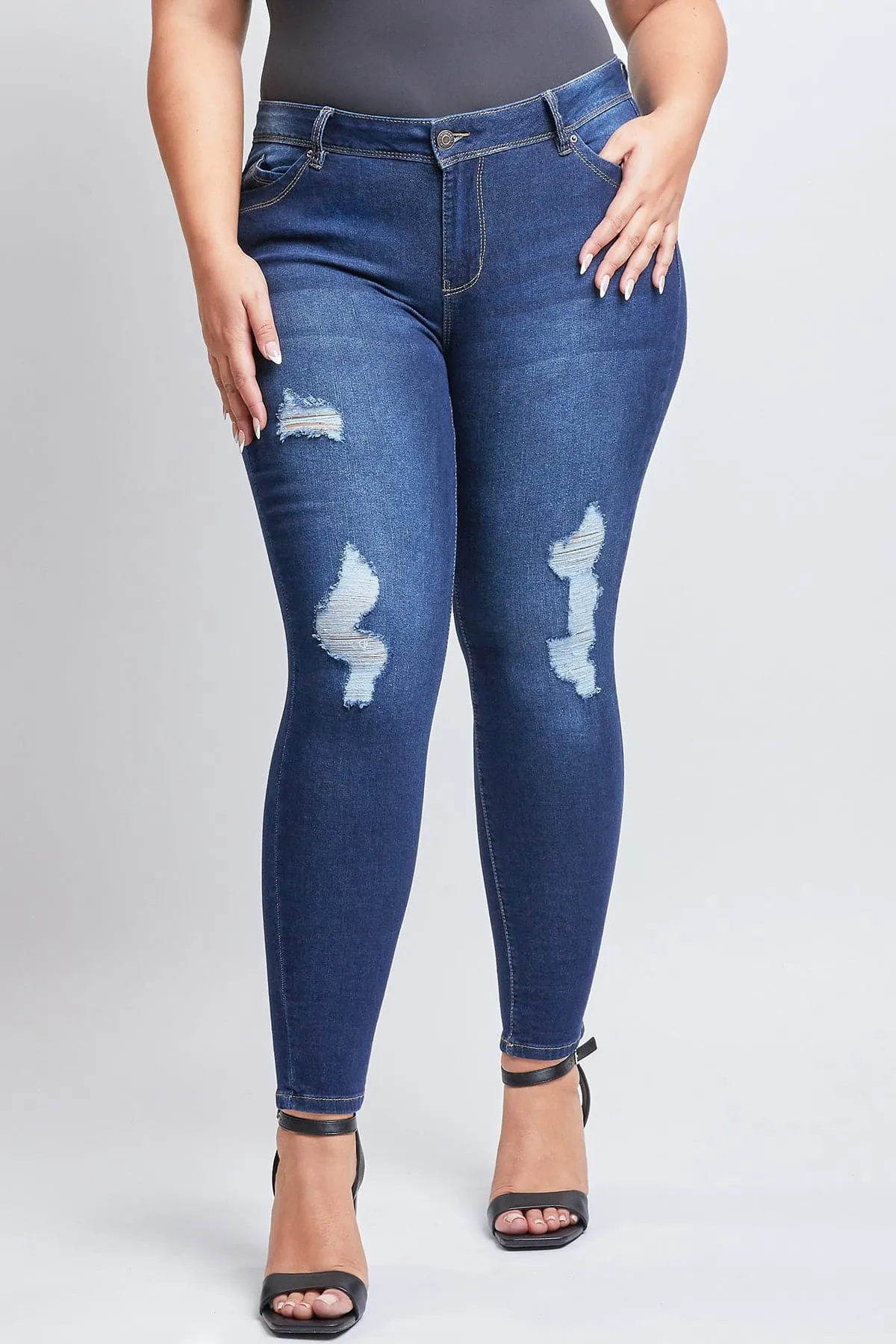 Plus Size Women's Sustainable WannaBettaButt Skinny Jeans