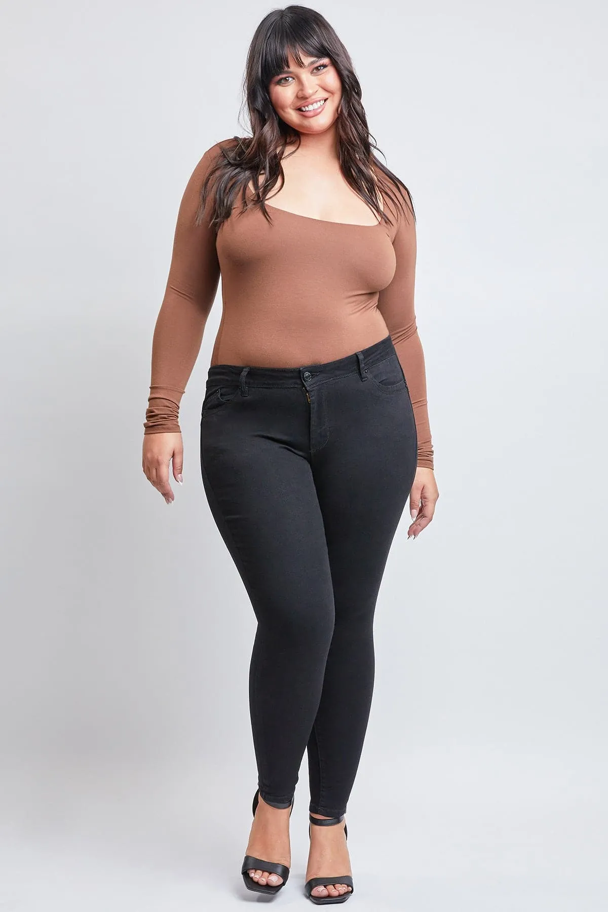 Plus Size Women's Sustainable WannaBettaButt Skinny Jeans