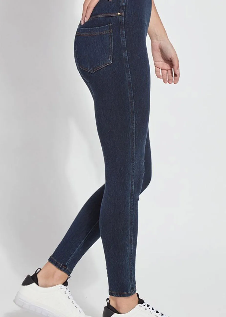 Pocket Detail Legging - Indigo Denim