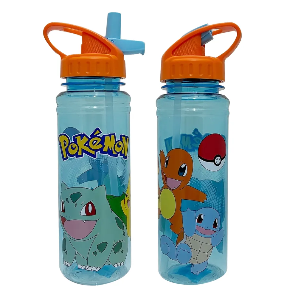 Pokemon Soft Spout Drink Bottle - Orange Lid