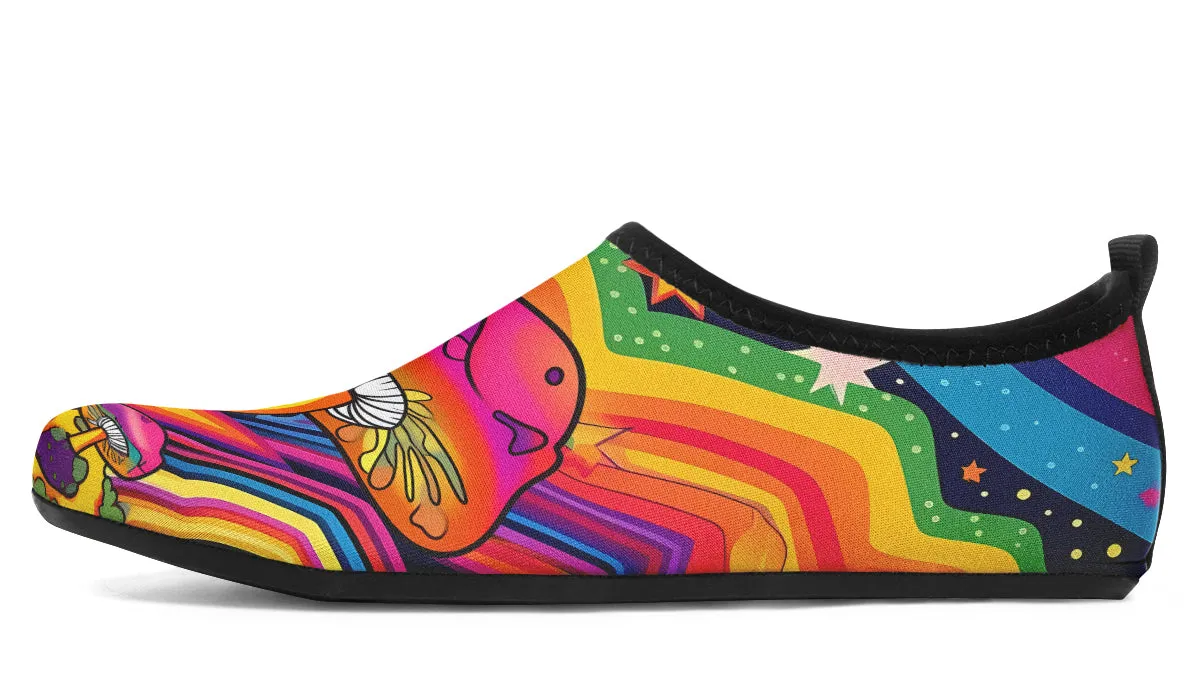 Psychedelic Mushies Water Shoes