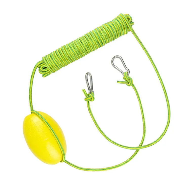 PVC Traction Drift Brake Fishing Sea Anchor, Size: 18 inch Orange With Yellow Green Rope Float