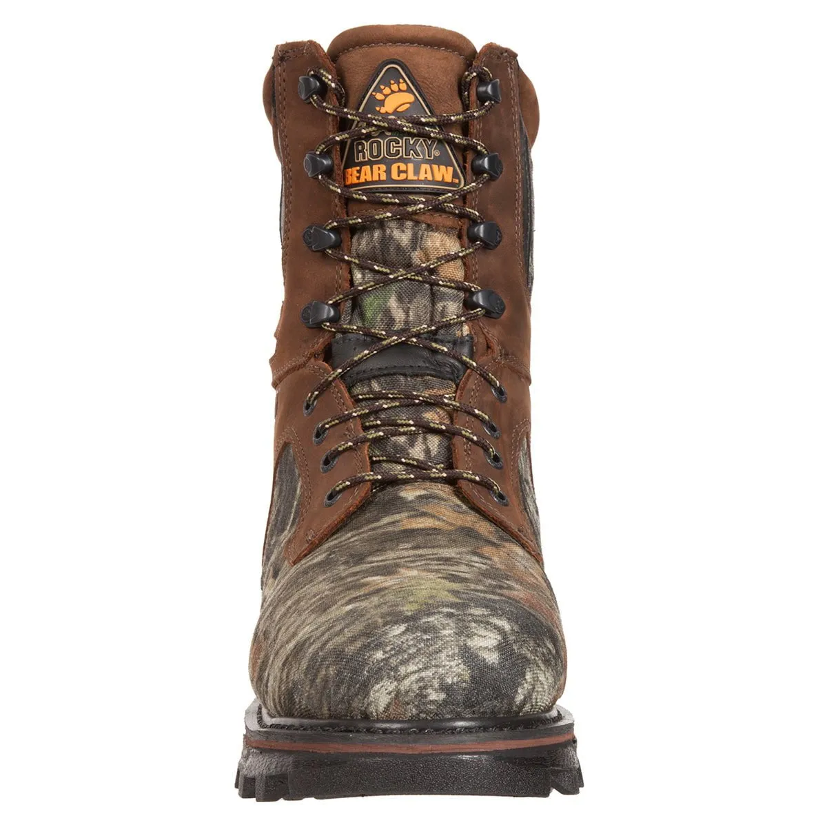 Rocky Mens MOBU Camo Leather Bearclaw 3D Insulated Goretex Hunting Boots