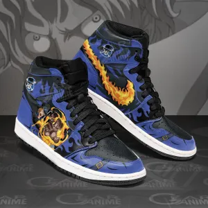 Sabo Mera Mera Sneakers Custom Anime OP Shoes