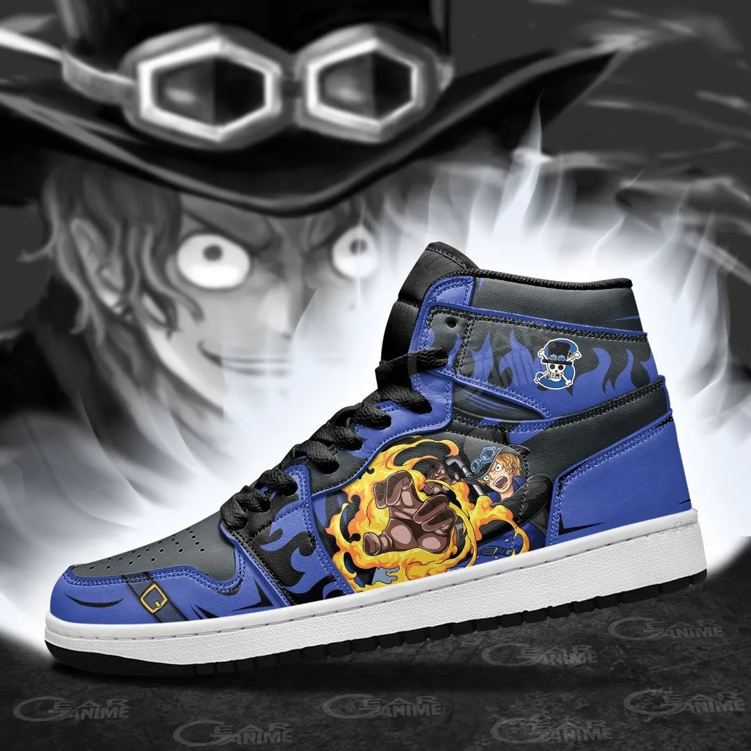 Sabo Mera Mera Sneakers Custom Anime OP Shoes