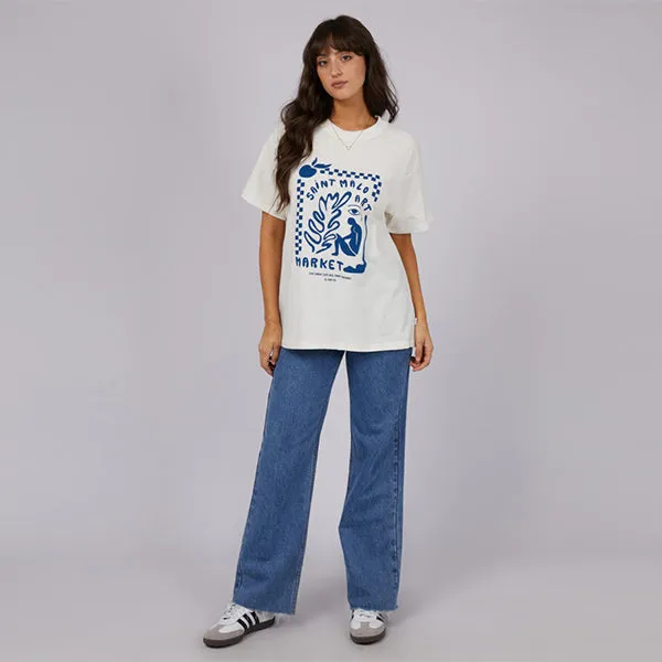 Saint Malo Oversized Tee - Vintage White