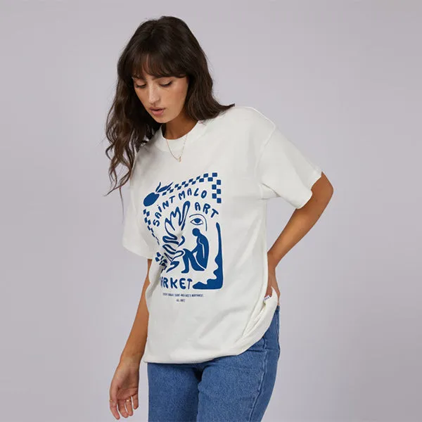 Saint Malo Oversized Tee - Vintage White