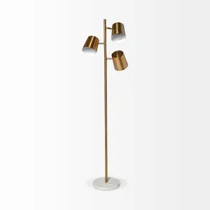 Sanders Gold Floor Lamp