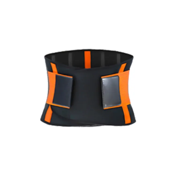 SBR Neoprene Sports Protective Gear Support Waist Protection Belt, Size:M(Orange)