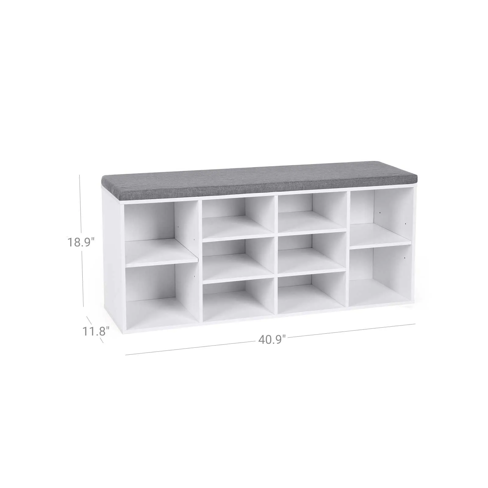 Shoe Bench Storage Cabinet