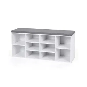 Shoe Bench Storage Cabinet