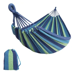 Single & Double Outdoor Cotton Camping Hammock - RainRider