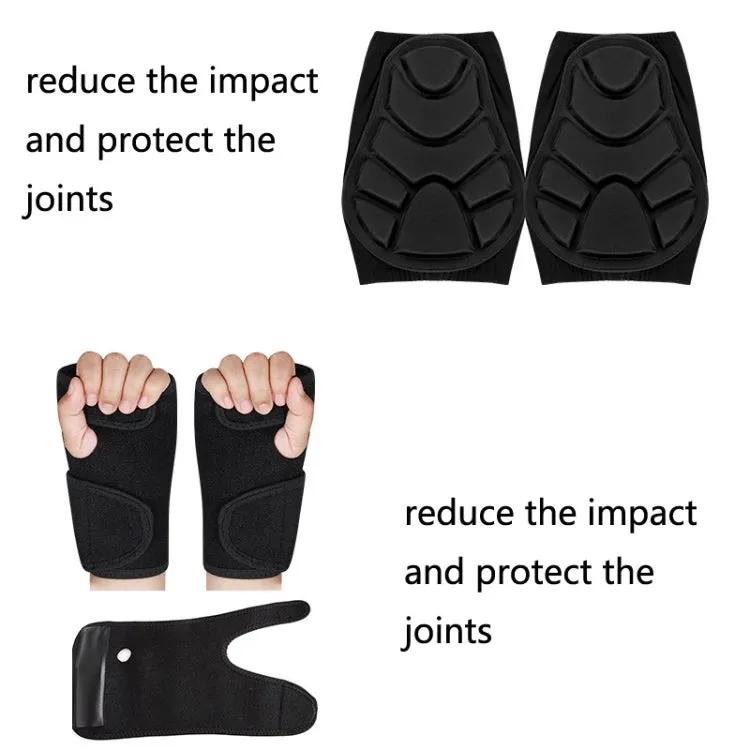 Skating Hip Protector Hockey Pants Ski Sports Protective Gear, Style: Syringe Knee Protector(M)