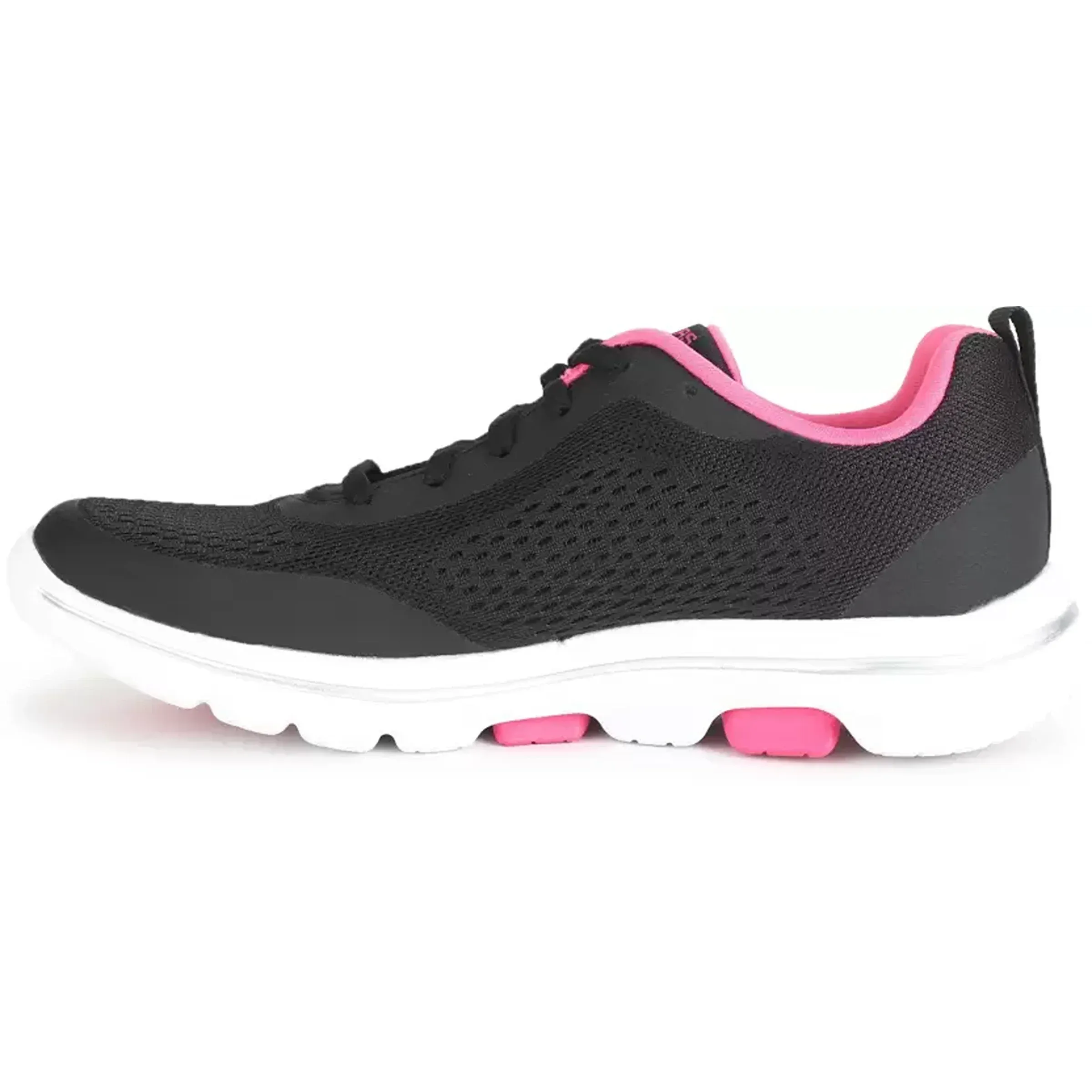 SKECHERS GO WALK 5 - EXQUSITE Walking Shoes For Women  (Black) (15953-BKPK)