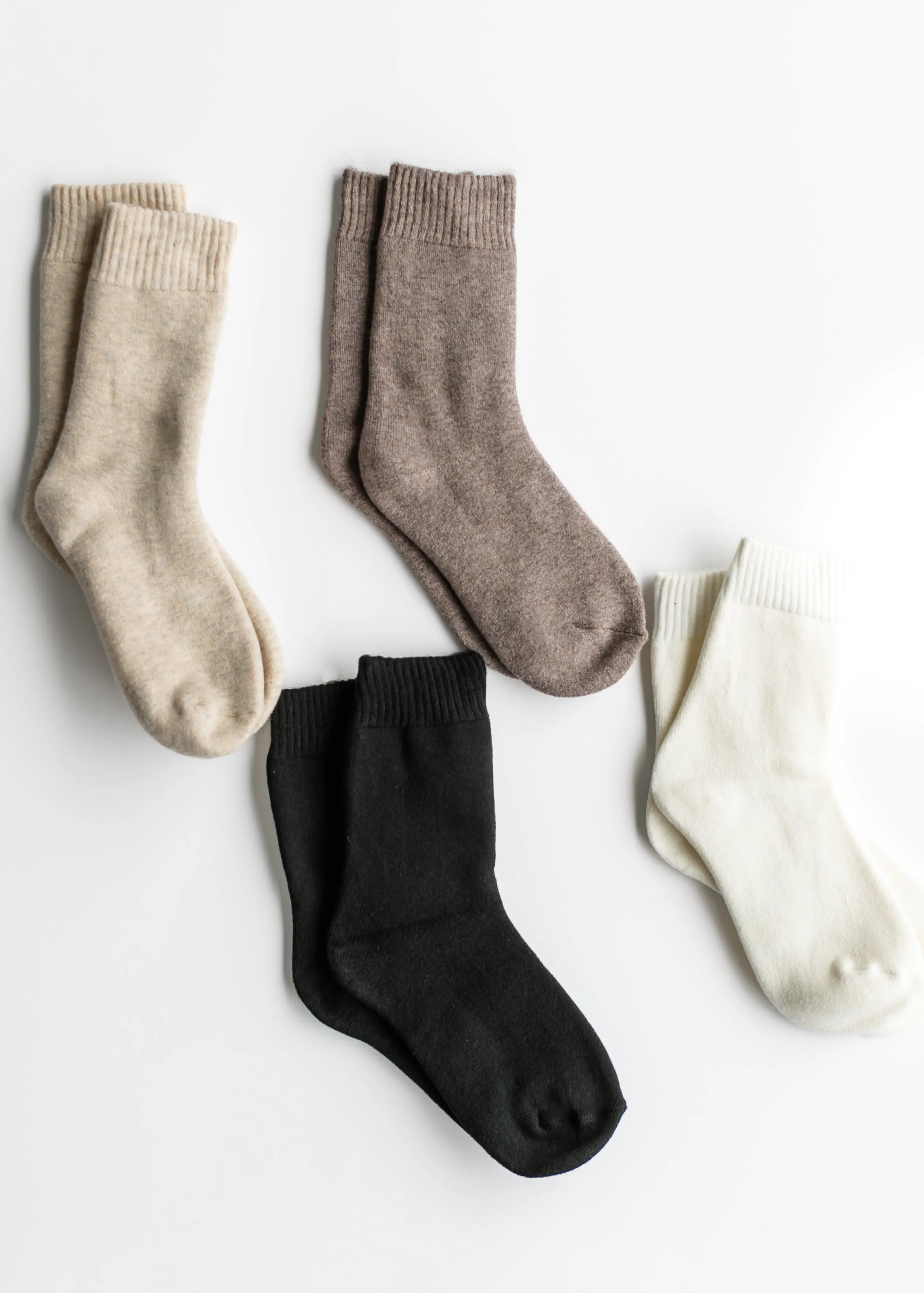 Soft Cozy Crew Socks