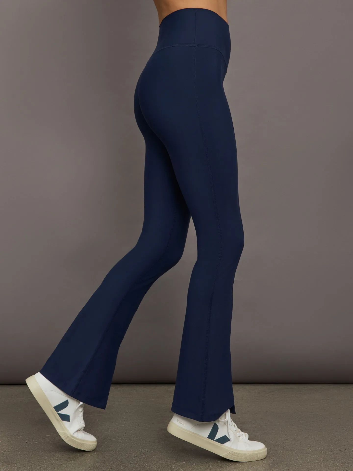 Split Front Legging in Melt - Navy Blazer