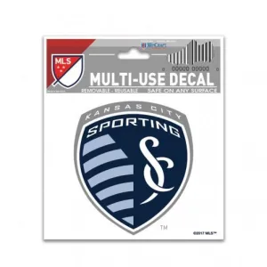 Sporting KC Kansas City MLS WinCraft Sports Removable Ultra Decal Sticker