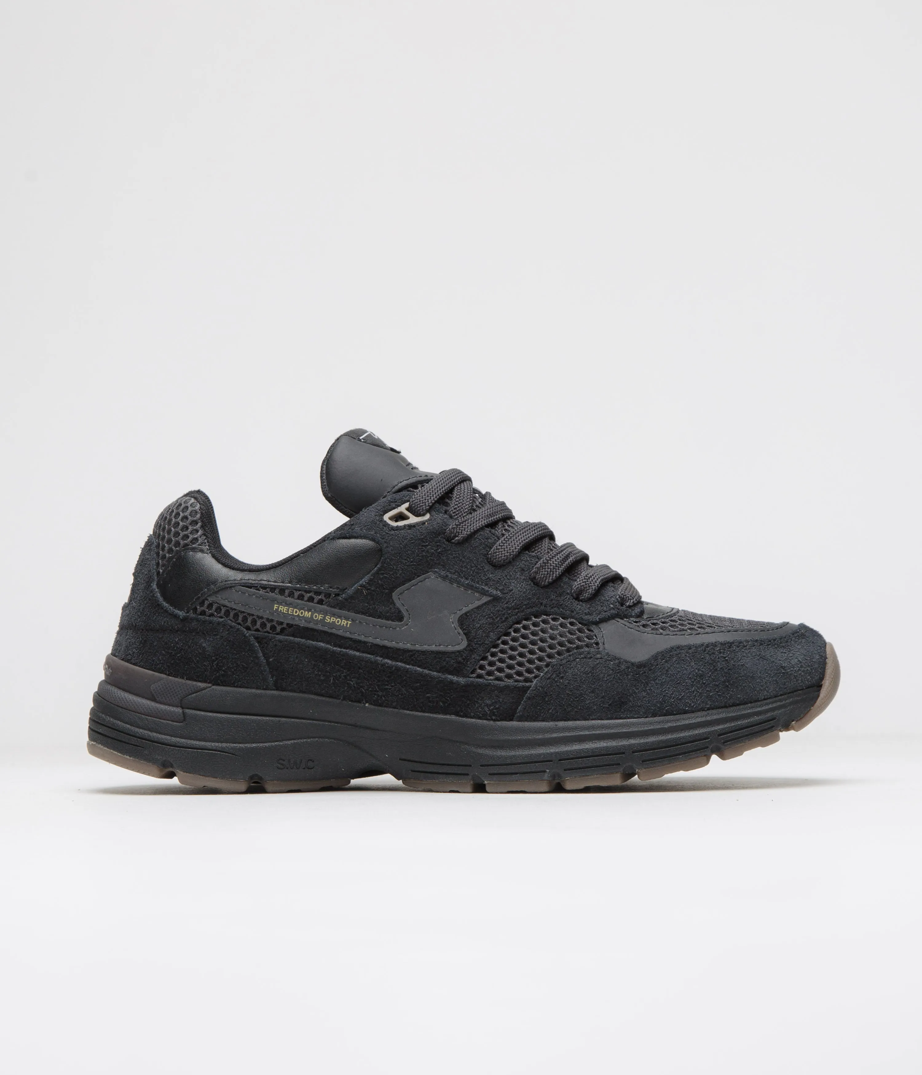 Stepney Workers Club Amiel S-Strike Geo-Merged Shoes - Tech Black