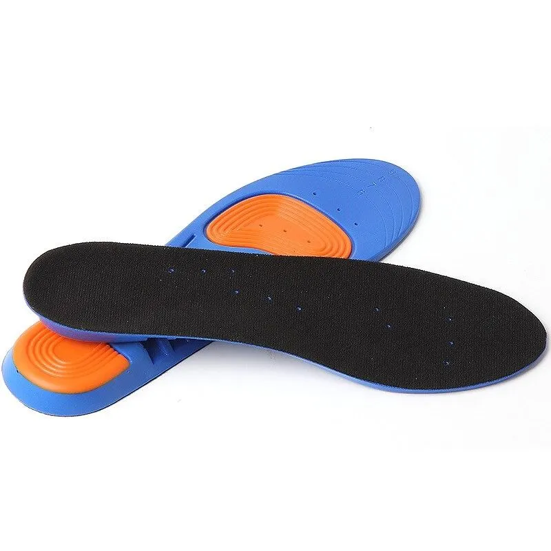 Sweat-absorbent Breathable Insoles Shock-absorbing Anti-pressure Mesh Sneakers Sports Cushion Insert