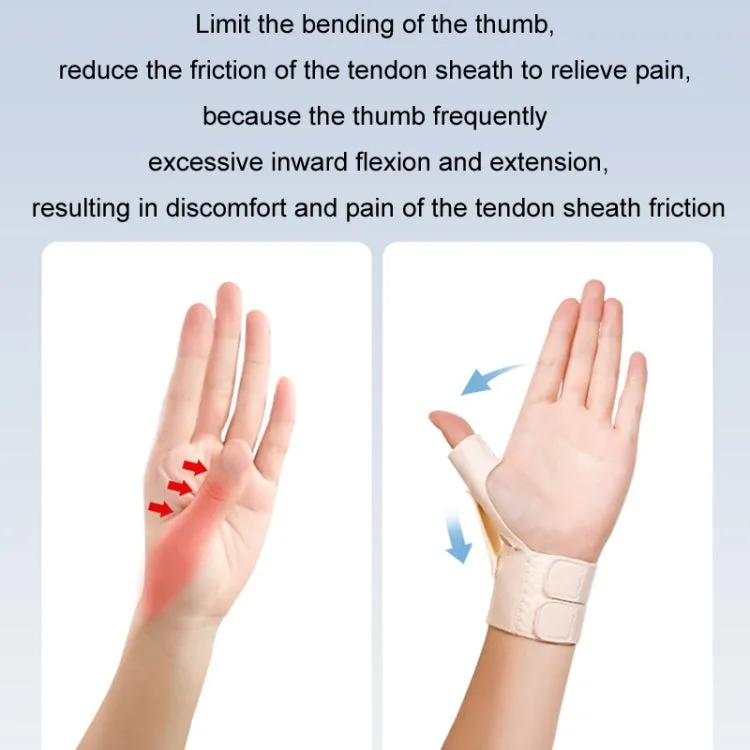 Tendon Sheath Wrist Joint Sprain Fixation Rehabilitation Protective Cover, Color: Left Hand Skin Color(S)