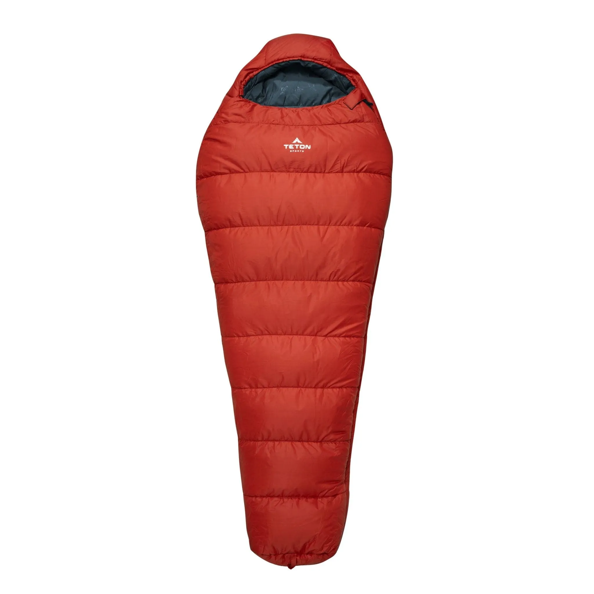 Teton Sports LEEF -7˚c/20˚f Mummy SHORT Sleeping Bag in Fire/Slate