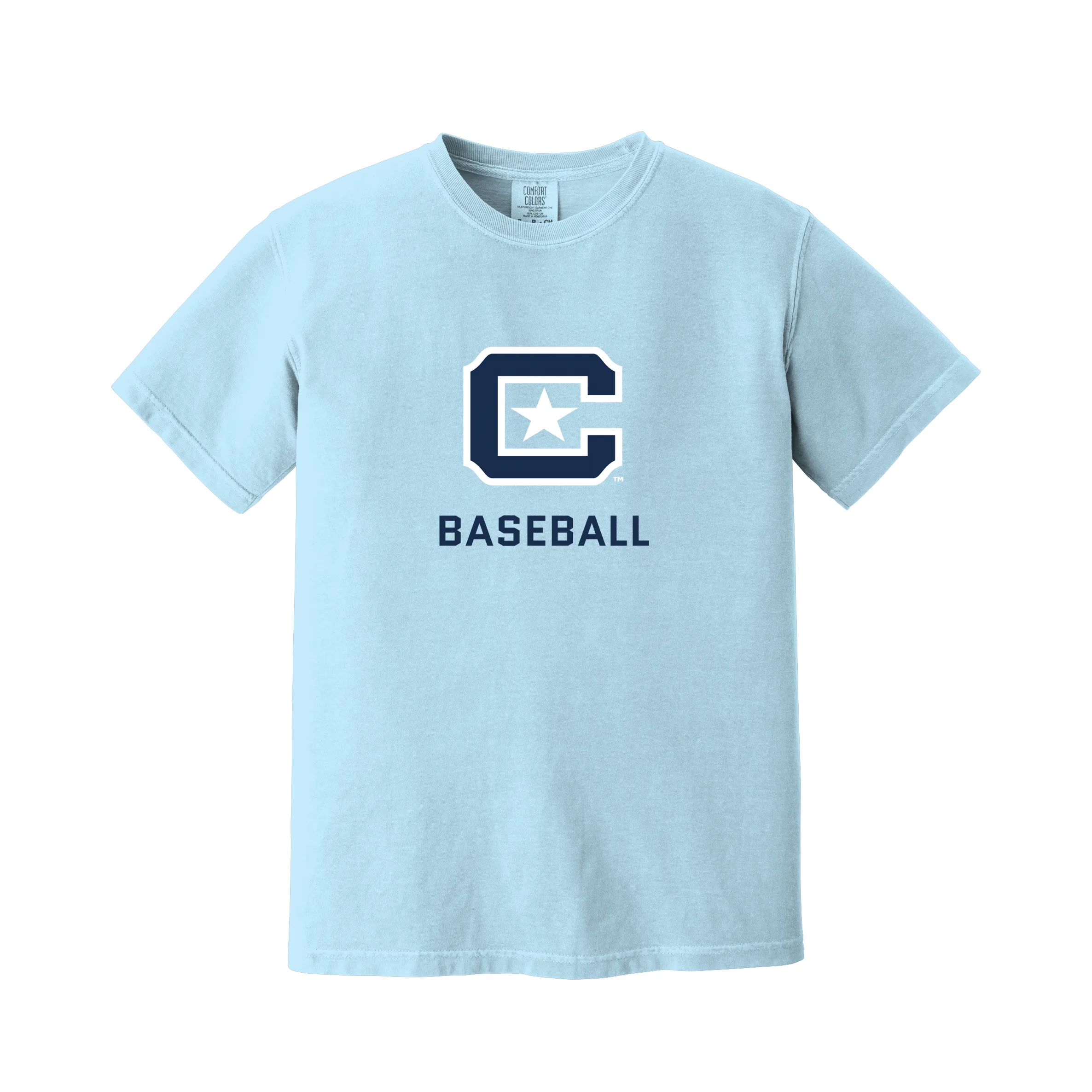 The Citadel C,Sports - Baseball,  Comfort Colors ® Heavyweight Ring Spun Tee Shirt